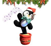 laxreheye Árbol de Navidad eléctrico de juguete con música, decoración navideña para fiestas con canciones | Decoración para habitación, apartamento, oficina, escuela, oficina, oficina, cumpleaños