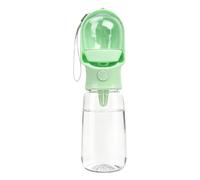 laxreheye Botella de agua para perros, 2 en 1, contenedor de comida a prueba de fugas, dispensador portátil para mascotas, para caminar al aire libre, senderismo, camping, picnic, entrenamiento, razas