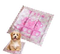 laxreheye Cama de refrigeración para perros, cojín de refrigeración para asiento de coche, plegable, portátil, 34,5 x 34,5 cm, reservas para gatos, cojín para silla de hielo para interiores