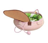laxreheye Cama Pequeña para Mascotas - con Cojín Almohada Lavable Antideslizante,Cama Cómoda Tipo para Interior | para Dormir, Jugar, Enriquecimiento, Interacción y Relajación Todo el Año, Salón,
