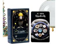 laxreheye Cartas De Tarot para Principiantes,Divertido Juguete Clásico De Entretenimiento En Reuniones,Juego De Mesa De Cartas De Tarot para Fiestas | para Hombres Mujeres Niñas Jóvenes Adolescentes