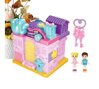 laxreheye Casa de muñecas - Casa de juguete con música | Juguete Villino de juegos de fantasía - Para niños y niñas aula escuela habitación estudio sala de juegos cumpleaños guardería