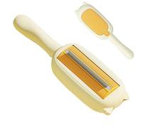 laxreheye Cepillo de desenredar para gatos, cepillo estático para el cuidado del pelaje en gatos y mascotas, peine suave para el cuidado de animales con mango ergonómico para familia, amigos