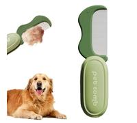laxreheye Cepillo para aseo de perros, cepillo para perros y gatos, quita el pelo, peinador plegable para animales para desmoldar el pelo del bebé