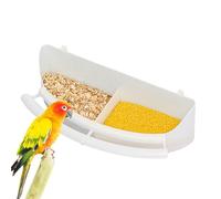 laxreheye - Comedero para jaula de pájaros, comedero para pájaros para jaula - Cuencos de alimentación en jaula para gorrión | Cuencos de suministro de agua para pájaros pequeños, palomas, canarios,