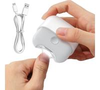 laxreheye Cortaúñas eléctrico para pies | Bajo ruido, luz LED, precisión y mango fácil | Cortaúñas y pulidor para uñas de los pies para personas mayores - para adultos, niños y mascotas