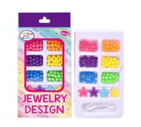 laxreheye Cuentas para hacer joyas, juego de cuentas para pulseras | Juguetes creativos para niños a partir de 3 años | Juguetes para niñas y niños pequeños
