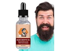 laxreheye de barba para hombres | Crecimiento del cabello del bigote, de barba para el crecimiento de los hombres | Hidratante y cuidado de la de 30 ml. Haga crecer una más fuerte, más