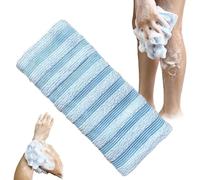 laxreheye Espolvoreador de ducha corporal, purificador de baño corporal,Toallas de baño de limpieza profunda lavadora trasera - Lavado de secado rápido, toalla de limpieza de cepillo en