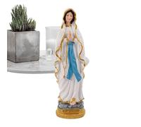 laxreheye Figuras religiosas - Estatua religiosa de resina | Decoración escultórica de 29 cm para oración en interiores exteriores jardín entrada