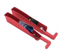 laxreheye Filler Gap de asiento de coche, relleno para espacio de asiento de coche, relleno Crevice Catcher Auto Seat, Caja de almacenamiento de ranura multifuncional, juego de 2 bloqueadores de