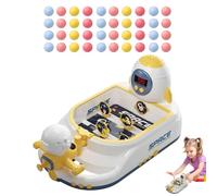 laxreheye Flipper de la Estación Espacial, Juego de Pinball de Mesa - Máquina de Juego de Pinball de Mesa,Juguete de Pinball de Mesa para, Todo-Pequeños, Familia, Amigos