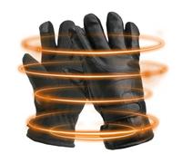 laxreheye Guantes de esquí calentados | Calentador de manos eléctrico para pantalla táctil | Carga por USB Impermeable Antideslizante Guantes Térmicos | Para Esquí Frío Senderismo Ciclismo Al Aire