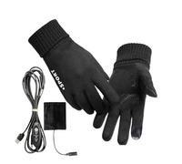 laxreheye Guantes De Hombre para Invierno | Pantalla Térmica Táctil Calentador De Manos | Guantes con Calefacción USB para Mujer - para Montar Esquiar Senderismo Trabajo Exterior Clima Frío Deportes