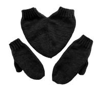 laxreheye Guantes de invierno para hombre, par de manoplas con calor adicional para agarrarse de las manos, guantes de invierno en forma de corazón para hombres, para cosplay, paseos, exteriores
