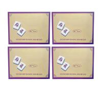 laxreheye Juego De Cartas Para El Mahjong,Guía De Puntos De Juego - Tarjetas De Reglas Del Mahjong | Para Noches En Casa Viajes Fiestas Reuniones Familiares Celebraciones