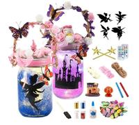 laxreheye Juego de farolillos para manualidades, juguete de farolillo, proyecto creativo con control remoto para decoración de jardín para niñas a partir de 6 años, cumpleaños de Navidad, fiesta