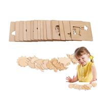 laxreheye Kit de plantillas de pintura de madera, plantillas de dibujo para niños - Plantillas artesanales de madera para habilidades prácticas | Niños art pattern pavo real tabla de dibujo