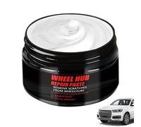 Laxreheye Kit Reparación Llantas - Pasta limpiadora y Pulidora para Neumáticos y Bujes 50g,Con Esponja para Coche Camión Moto Camping-Car | Restauración Coche RV Moto Camión