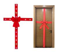 laxreheye Lazos navideños, grandes decoraciones estacionales para las fiestas - Grandes lazos navideños decoración puerta de entrada, para decoración del hogar, ventana, cocina, salón, oficina, casa