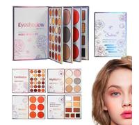 laxreheye Para el maquillaje - 45 colores multifuncional portátil - Paleta de maquillaje de ojos rostro contorno - Para uso diario viaje citas desplazamiento foto cumpleaños Navidad