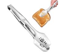 laxreheye Pinzas de barbacoa de cocina, pinzas para cocinar, pinzas para alimentos pesados de acero inoxidable, Gedgets de cocina con mango cómodos para uso diario, fiestas, té de la tarde, cenas