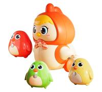 laxreheye Pollo de juguete, juguetes de pollo para niños,Juguetes de pollo portátiles para caminar | Almohadillas para calcetines de Pascua, juguetes de pollo saltando, juguetes rastreros para