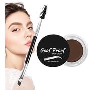 laxreheye Pomada para Cejas | Crema De Alto Pigmento Con Brocha,Cejas Naturales Salvajes,Para Mujeres Niñas Adolescentes Todos Los Tipos Y De Piel Look Voluminoso Y Completo Hogar Exterior Viaje