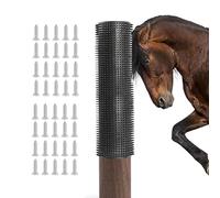 laxreheye Postpad - Cepillo para rascar el ganado después del postpad, pelo de caballo seguro