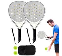 laxreheye Raqueta de pádel de tenis, remo de tenis, raqueta de pádel | orificios de flujo de aire optimizados raqueta ligera para niños Junior Children Sport Training Travel Outdoor -Aktivitäten