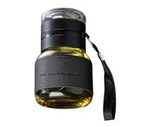 laxreheye Taza de té de con infusor, taza de té de con infusor y tapa - 320 ml de separación para agua engrosada - Botella de separación 'agua de viaje a