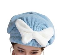laxreheye Toalla para el pelo para mujeres, 27 x 26 cm, gorro para envolver el cabello con - Auriculares toalla para mojado | Para casa, viaje, vacaciones, playa, natación, ducha o baño