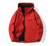 Lay U Home Chaqueta Impermeable 3 en 92" para Exteriores, Resistente al Agua, Abrigo Acolchado, Uniforme de Trabajo, para Senderismo de otoño e Invierno