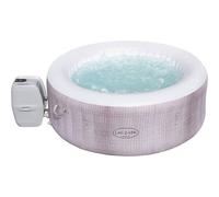 Lay-Z-Spa Cancun Hot Tub, 120 AirJet Rattan Design Spa hinchable con tecnología Freeze Shield, capacidad 2-4 personas
