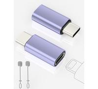layajia 2 Pack Adaptador Lightning a USB C para iPhone 15/16/16 Pro/16 Plus/Pro MAX, Samsung S24, Soporta Carga y Transferencia de Datos, Cable Conector Cargador Tipo C, No para Audio/OTG/Auriculares
