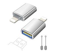 layajia Adaptador Lightning a USB, Cable Lightning Macho a USB Hembra para iPhone 14 13 12 11 Pro MAX, Adaptador iPhone OTG Soporta Flash Drive, Ratón, Teclado, Hub, Cámara, Lector de Tarjetas