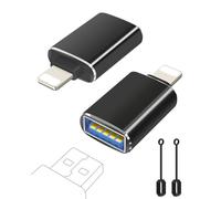 layajia Adaptador Lightning a USB, Cable Lightning Macho a USB Hembra para iPhone 14 13 12 11 Pro MAX, Adaptador iPhone OTG Soporta Flash Drive, Ratón, Teclado, Hub, Cámara, Lector de Tarjetas