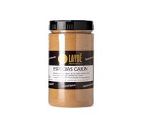 LAYBÉ - Especias Cajún, Cocina Americana, Aromático y Ligeramente Picante - Doble Dosificador y Cierre Hermético - Bote Hostelería 400g