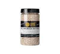 LAYBÉ - Sal Ahumada Natural 100% Origen España, Doble Dosificador y Cierre Hermético - Bote Hostelería 900g