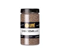 LAYBÉ - Semillas de Chía 100% Natural - Doble Dosificador y Cierre Hermético - Bote Hostelería 600g