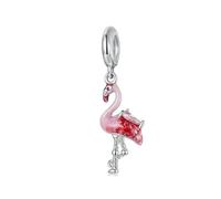LAYCHEN Dije De Flamenco En Plata De Ley 925, Ideal Para Pulseras Originales, Accesorios De Joyería Diy, Cuentas.