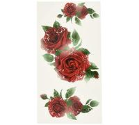 Layer Graph - Pegatinas para guitarra y bajo, diseño de rosa inglesa