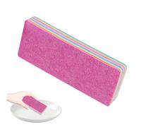 Layered Microfiber Sponge, Peelable Cleaning Sponges, Absorbent Scrubber Design, Effective Scrubbing Power, Household Cleaner for Kitchen, Bathroom, Bowl Dish, Home Use, 6.69x2.76x0.87 Inches
