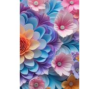 Layers of Love: Pride Bloom Notebook: LGBTQ+ floral lined book 6” x 9”