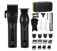Layhou Cortapelos Hombre Profesional, con LED Pantalla, De Barba Afeitadora Para Hombres Niños Familia Cortadora, USB Hair Clipper Set