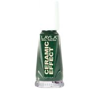 Layla Cosméticos 1243R23-010 Cerámica Esmalte de uñas Efecto - GreenFever, 1er Pack (1 x 0:01 l)