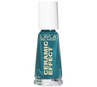 Layla Cosméticos 1243R23-028 Cerámica Esmalte de uñas Efecto - la celebridad verde, 1er Paquete (1 x 0:01 l)