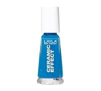 Layla Cosméticos 1243R23-038 Cerámica Esmalte de uñas Efecto - aguamarina, Paquete 1er (1 x 0:01 l)