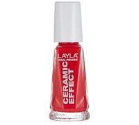 Layla Cosméticos 1243R23-045 cerámica esmalte de uñas Efecto - Coral Bay, 1er Pack (1 x 0:01 l)