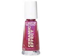 Layla Cosméticos 1243R23-065 Efecto Cerámica Esmalte de Uñas - piruleta de cereza, 1er Pack (1 x 0:01 l)